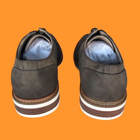 Unlisted Brand Suede Grey Oxford Mens Shoes